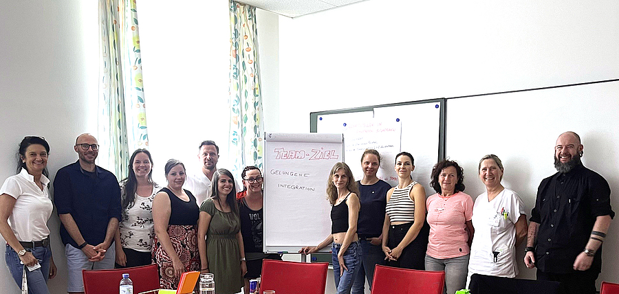 Für die Pflegeteams in Eisenstadt fanden im Vorfeld Workshops zur interkulturellen Zusammenarbeit statt.