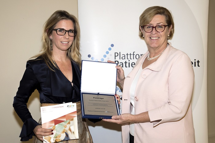 Plattform Patientensicherheit, Vergabe 'Austrian Patient Safety Awards 2019', Wien KH Nord